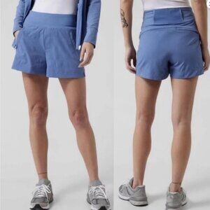 Athleta Trekkie North Short size 6 Cottage Blue